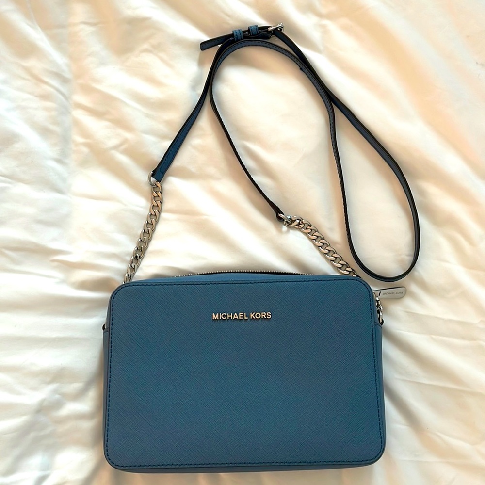 Michael Kors Saffiano Leather Cross Body Bag